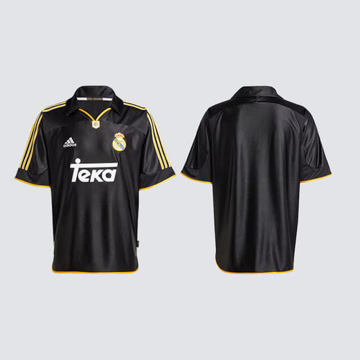 小李子阿迪达斯皇马1999年复刻款球迷版二客第三球衣成人男JW1992 商品图4