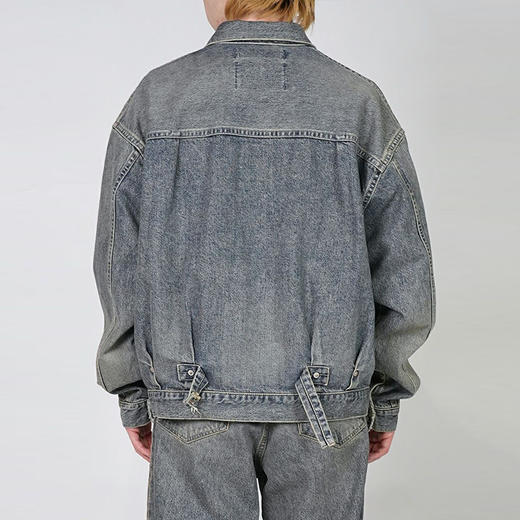 DAIRIKU 2PKT Vinatge Denim Jacket 复古水洗牛仔夹克外套 商品图2