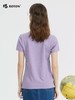 波顿女士春夏季纯色棉美式休闲Polo衫浅紫色短袖TLT312224 商品缩略图2