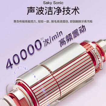 舒客情侣电动牙刷智能换区成人学生牙刷送男友/女友5种模式生日礼物 T2粉 牙刷 /家用电器 /个护健康 /电动牙刷 商品图1