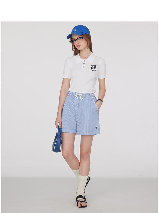 Teenie Weenie小熊字母毛衣女夏季女毛衫TTKW252505W 商品图2