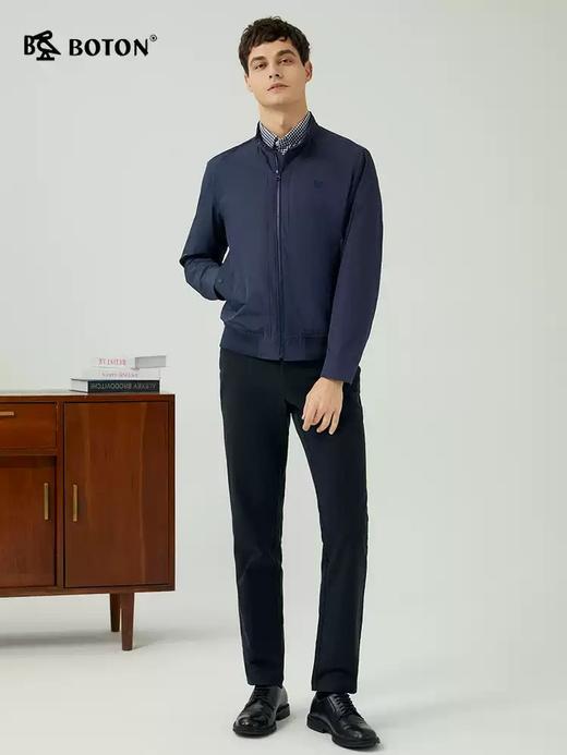 波顿男春秋立领挺括常规款休闲风衣外套MJ990124 商品图2