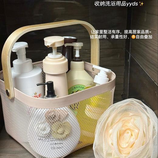 【买一送一】SWEET&COCO 高颜值收纳筐 木质垮篮设计，收纳空间大，圆滑边角防磕碰；收纳神器，饰品、发绳、化妆品、蔬菜、生活用品等都可收纳，简约好看；结实耐用，自由叠加，承重性好； 商品图3