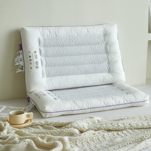 A类全棉草本荞麦枕  薰衣草荞麦护颈枕 商品图2