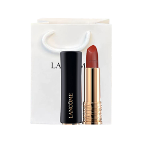 【送礼袋 】兰蔻菁纯小蛮腰口红正装3.4g柔润丝缎（滋润）/丝绒雾面（哑光）