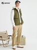 [棉弹舒适]波顿男士春夏季卡其色宽松直筒薄款纯色休闲长裤ME806122 商品缩略图4