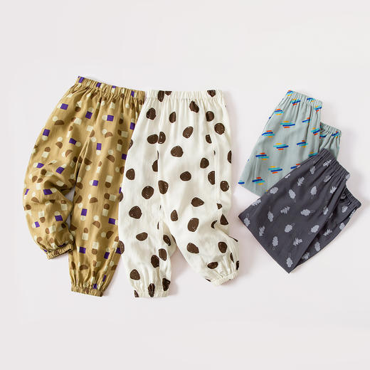 【抖抖裤】迷你巴拉男宝女宝夏裤子亲肤透气宽松防蚊裤长裤 商品图4