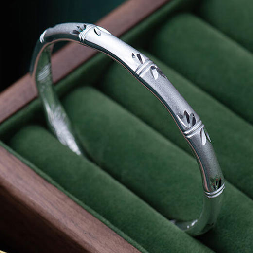 知竹银手镯 商品图1