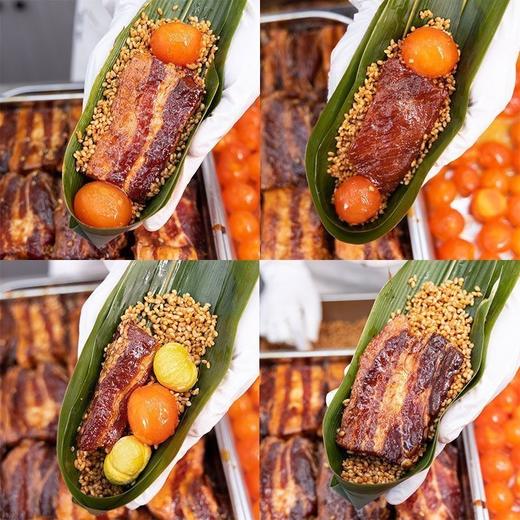 【正宗嘉兴早餐霸王大肉粽】蛋黄真空独立包装 板栗梅菜干蛋黄肉粽260g 端午节传统小吃 商品图1