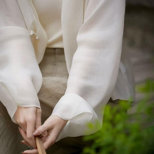 禅意亚麻籽莱赛尔裙裤 | 腿粗胯宽全挡住，柔软凉爽透气，时髦精早早穿上【3-5天发货】 商品图3