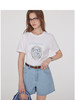 Teenie Weenie小熊卡通牛仔短裤女夏季女牛仔裤TTTF252501W 商品缩略图1