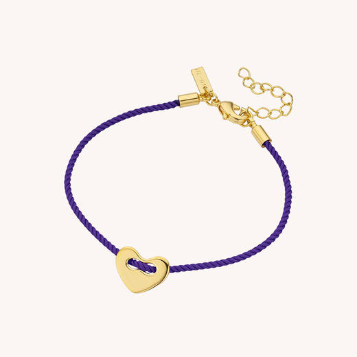 订购8周到｜MYA-BAY-CORAZON-紫红色 心形 手链［比利时设计师］ 商品图2
