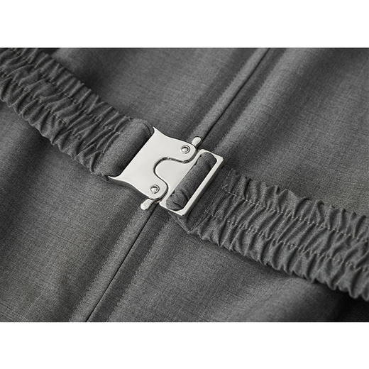 NEELLY纳俪商场同款夏新款灰色高级感工装风连体短裤女翻领休闲裤N25054Q04652 商品图1