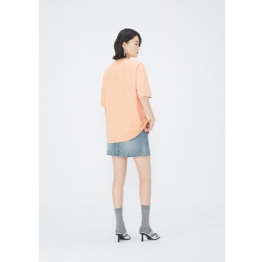 NEELLY纳俪商场同款夏新款美式复古高腰牛仔半身裙女时尚工装短裙N25054E04625 商品图3