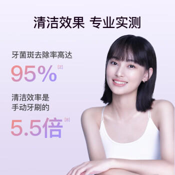 舒客情侣电动牙刷智能换区成人学生牙刷送男友/女友5种模式生日礼物 T2粉 牙刷 /家用电器 /个护健康 /电动牙刷 商品图3