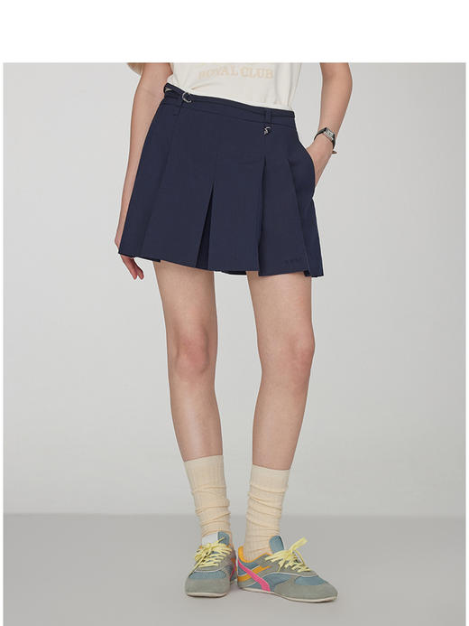 Teenie Weenie小熊简约半身裙女夏季女短裙TTWH252502W 商品图3