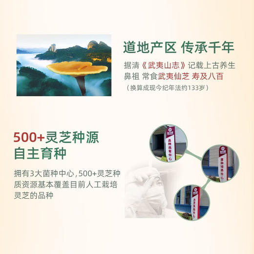 【礼盒装】仙芝楼破壁灵芝孢子粉64袋礼盒官方送长辈 商品图2