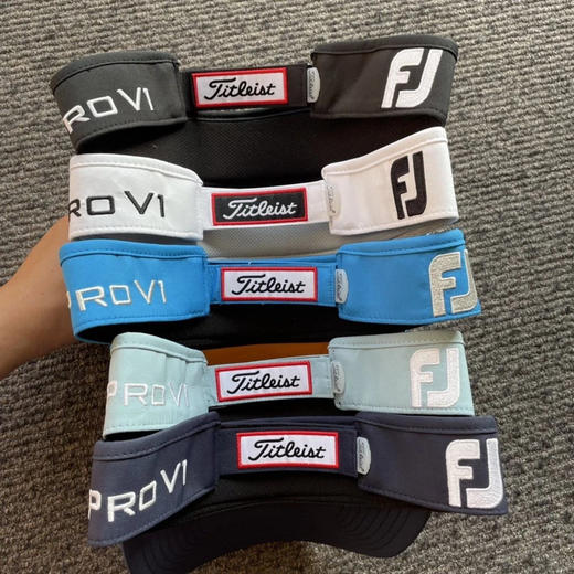 正品Titleist无顶高尔夫球帽，均码头围可调。只有藏青，白色。 商品图5