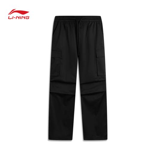 李宁中国文化系列故宫联名妙笔生花男女同款直筒工装多袋裤休闲长裤AKXV383 商品图2