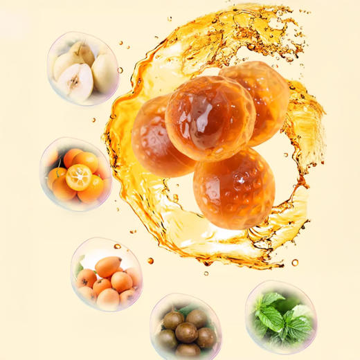 【超值5盒装】“南京同仁中医药集团出品”祜全斋爆浆梨膏软糖 清润爽口 1口爆浆 60g*5盒 商品图5