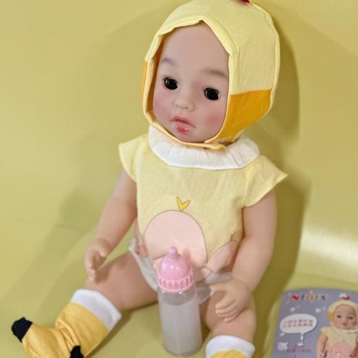 挺逗萌宝仿真娃娃玩具婴儿软胶吃奶模拟长高宝宝女孩洋娃娃毛绒娃 商品图2