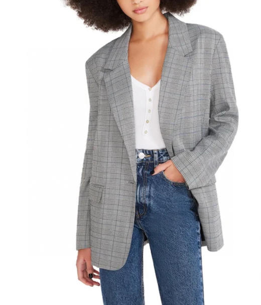 打折了📣很划算！灰色S码起，黑色XS码起都还有货！特价只要275元🉐Steve Madden女士休闲西装，新款女士西装休闲爆款~百搭小西装外套 商品图2