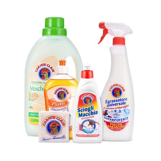 大公鸡五件套（大公鸡管家液态洗衣皂1.5L+大公鸡管家洗衣皂300g+大公鸡管家污渍克星375ml+大公鸡管家浓缩洗洁精500ml+大公鸡管家多能油污净600ml） 商品图2