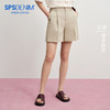 【麻感四分裤】simplepieces夏新款SPS休闲短裤微弹防透单褶薄款 商品缩略图0