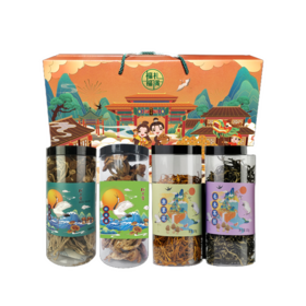 林中宝山珍礼盒三（珍珠菇60g+茶薪菇100g+毛木耳100g+蛹虫草100g）