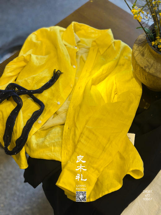 【现货】亚麻衬衫 商品图2