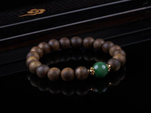 XY0279沉香+碧猫眼手串 商品图3