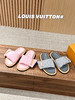 驴家LV Pool Pillow Comfort牛仔布圆头平底 穆勒鞋面包拖一字拖鞋 （HC） 商品缩略图0