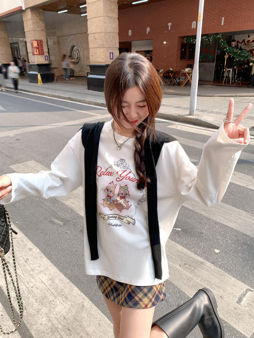 【149元任选2件】 现货！卡通印花长袖T 商品图6