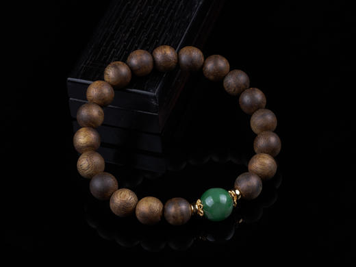 XY0279沉香+碧猫眼手串 商品图2