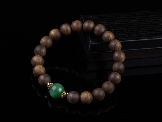 XY0279沉香+碧猫眼手串 商品图1