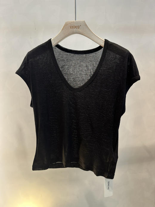 【门店同款】ENJOY夏季U领修身凉感T 162406089 商品图4