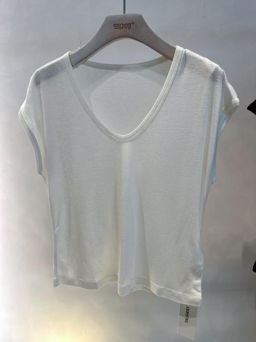 【门店同款】ENJOY夏季U领修身凉感T 162406089 商品图3