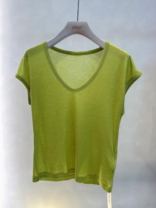 【门店同款】ENJOY夏季U领修身凉感T 162406089 商品图2