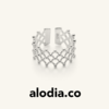 【明星同款】alodia.co 品牌直发 纱织蕾丝戒指 925银网纱编织工艺开口可调节 商品缩略图0