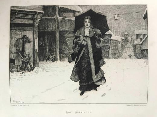 31*24cm！1884年 艺术杂志 数百幅插图 真皮精装大16开 商品图2