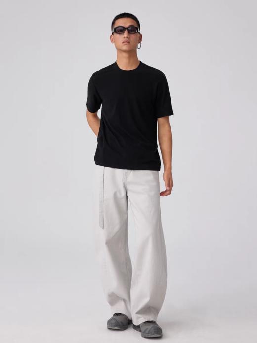 Simple Project/Y2502/美利奴羊毛宽松圆领T恤 商品图3