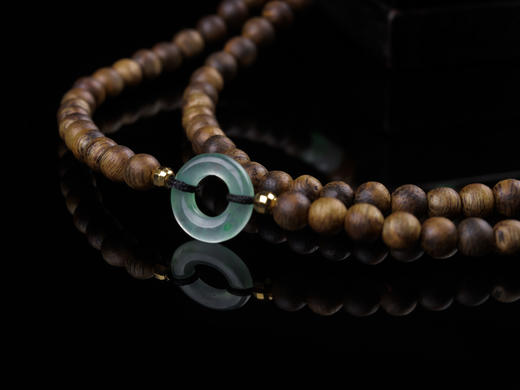 沉香+冰活跃翡翠复古龙挂件 商品图6