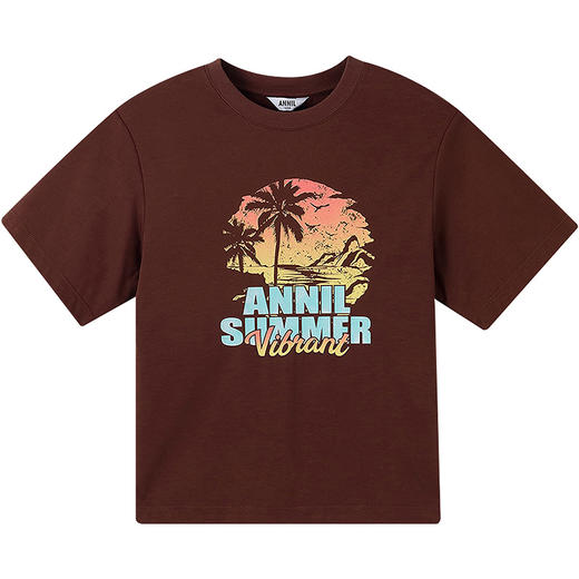 【实体店同款】男童圆领短袖针织衫夏季新款安奈儿童装AB521645 商品图6