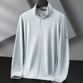 【防晒衣】【DWN】大依优型大码立领外套高弹皮肤衣防晒外套男宽松加肥加大码上衣夹克薄款