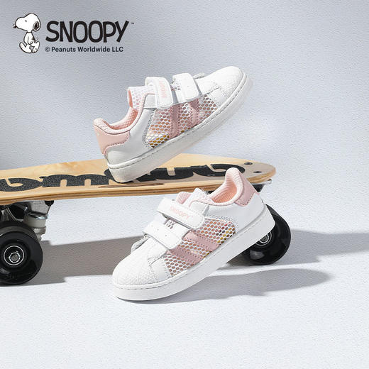 【史努比】SNOOPY史努比童鞋儿童板鞋春夏网面男女童贝壳头运动鞋学生低帮小白鞋子26-37★ 商品图3