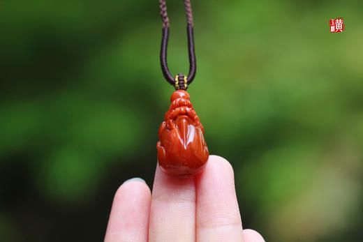 南红招财貔貅吊坠，配精美挂绳 商品图5