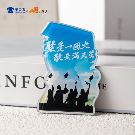 【实付满199送钥匙扣】【“我们毕业了”亚克力滴胶冰箱贴】创意亚克力冰箱贴便携日用磁吸贴 商品图1