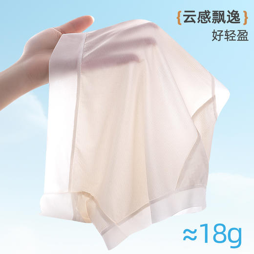 雅黛丽无痕内裤女高弹裸感超薄网眼夏季薄款女士三角裤衩2025新款 商品图4