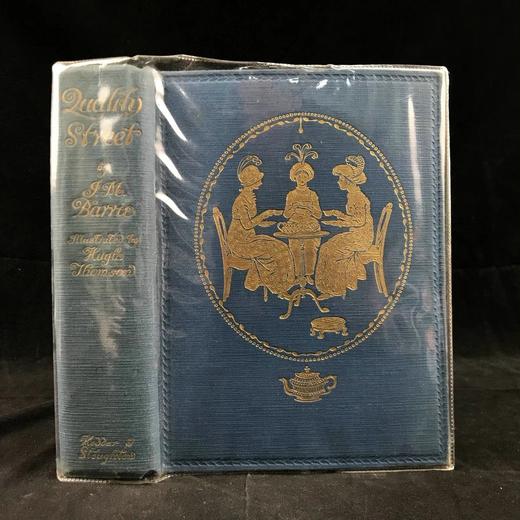 1901年 詹姆斯·巴里《名门街》 休·汤姆森22幅彩色手工贴图 漆布精装大32开 商品图0