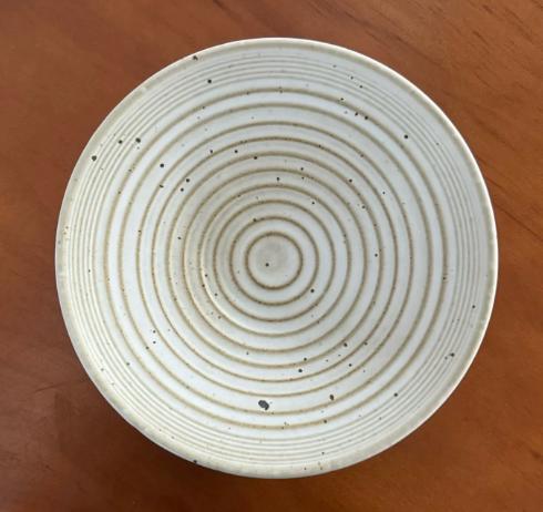 螺纹斗笠碗 米花白 8寸 商品图0